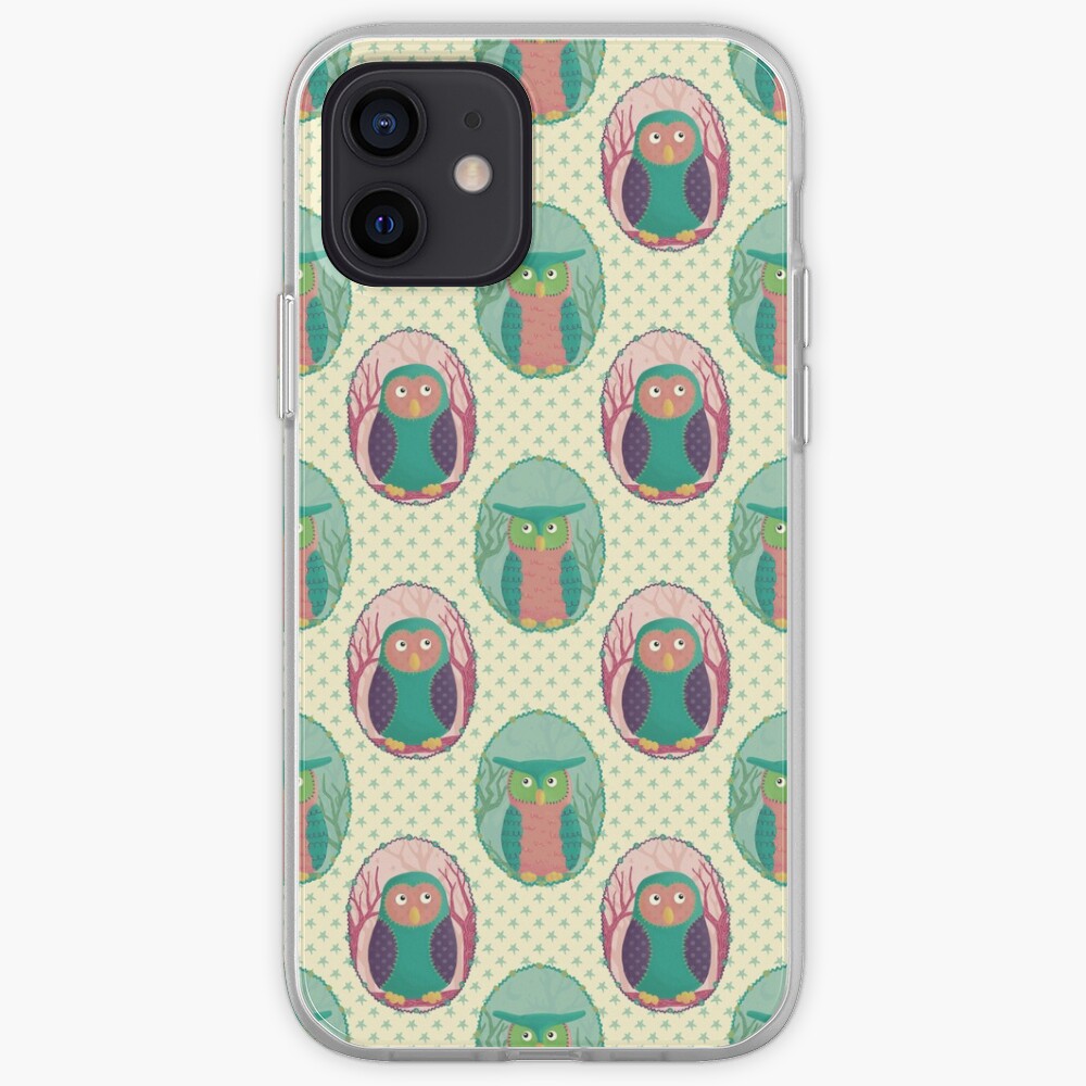 Woodland Owl Portraits iPhone Case & Cover