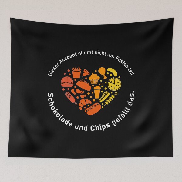 Item preview, Don't fast anti fasting love chocolate fun designed and sold by Andreas-Jaeger.