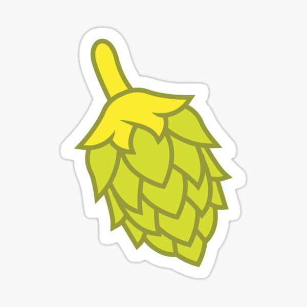 Hop Hops Beer Craft Sticker Decal Brew IPA Hop Graphic Pale Ale Brewing Brewery
