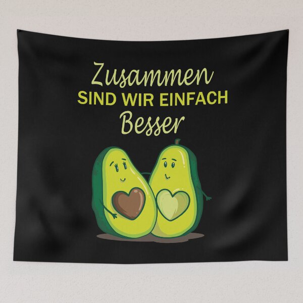 Item preview, Zusammen sind wir einfach besser Cute avocado gift designed and sold by Stndor.