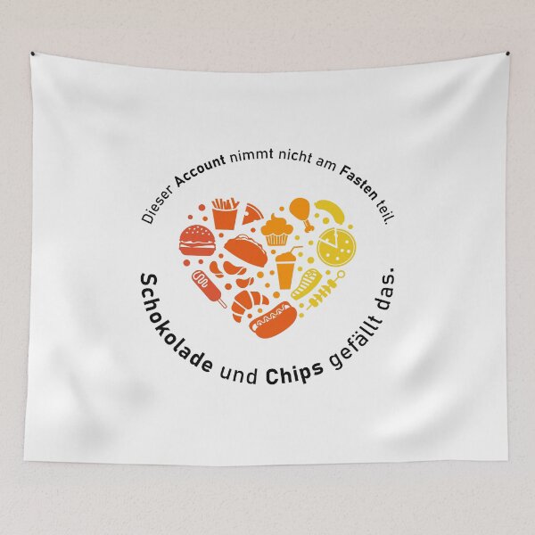 Item preview, Don't fast anti fasting love chocolate fun designed and sold by Andreas-Jaeger.
