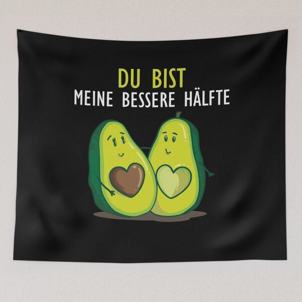 Item preview, Du bist meine bessere Hälfte Funny Avocado Gift designed and sold by Stndor.