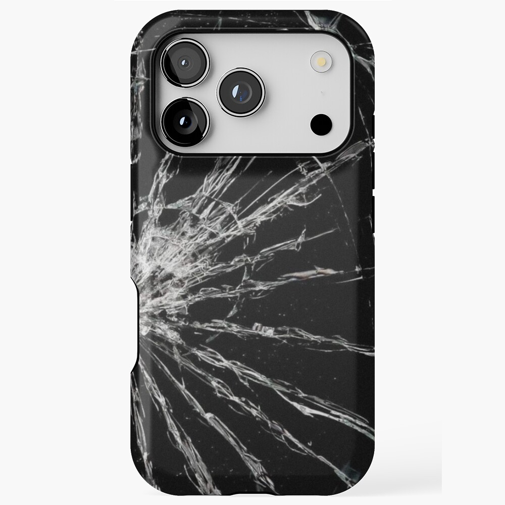 Cracked phone screen