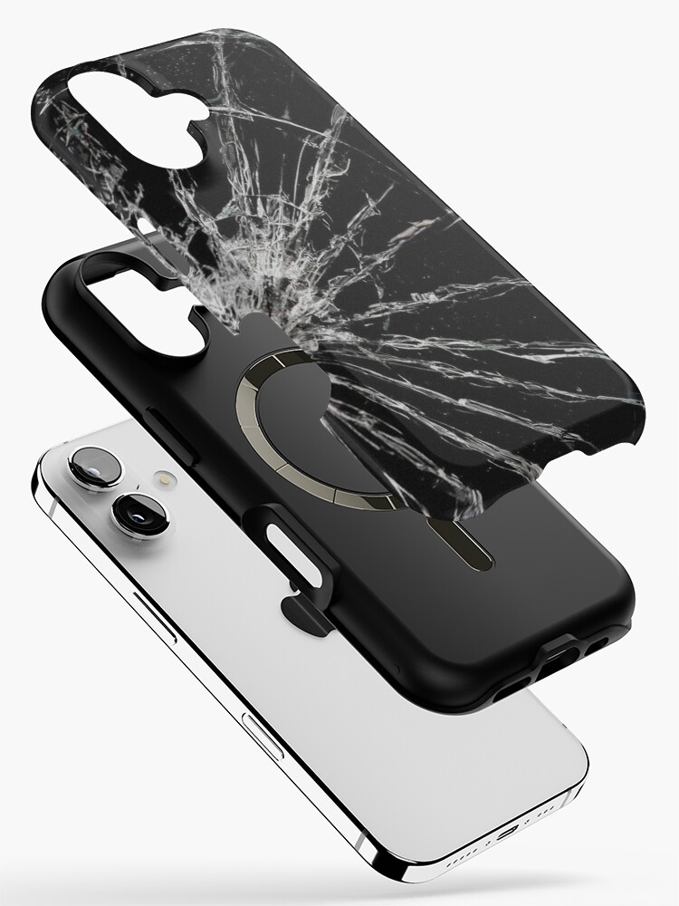 Cracked phone screen