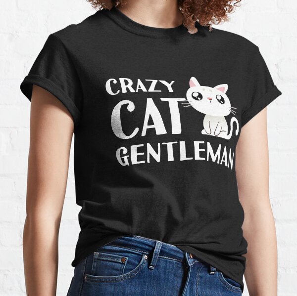 crazy cat gentleman shirt