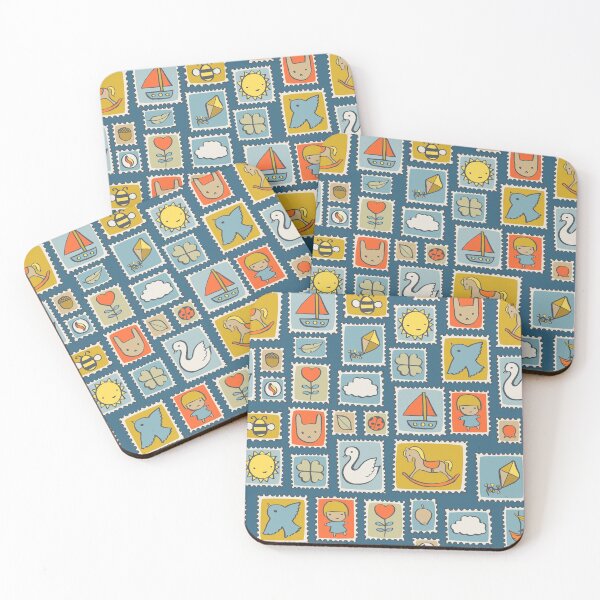Item preview, Stamp Collection {Blue}  designed and sold by Cecilia Mok.