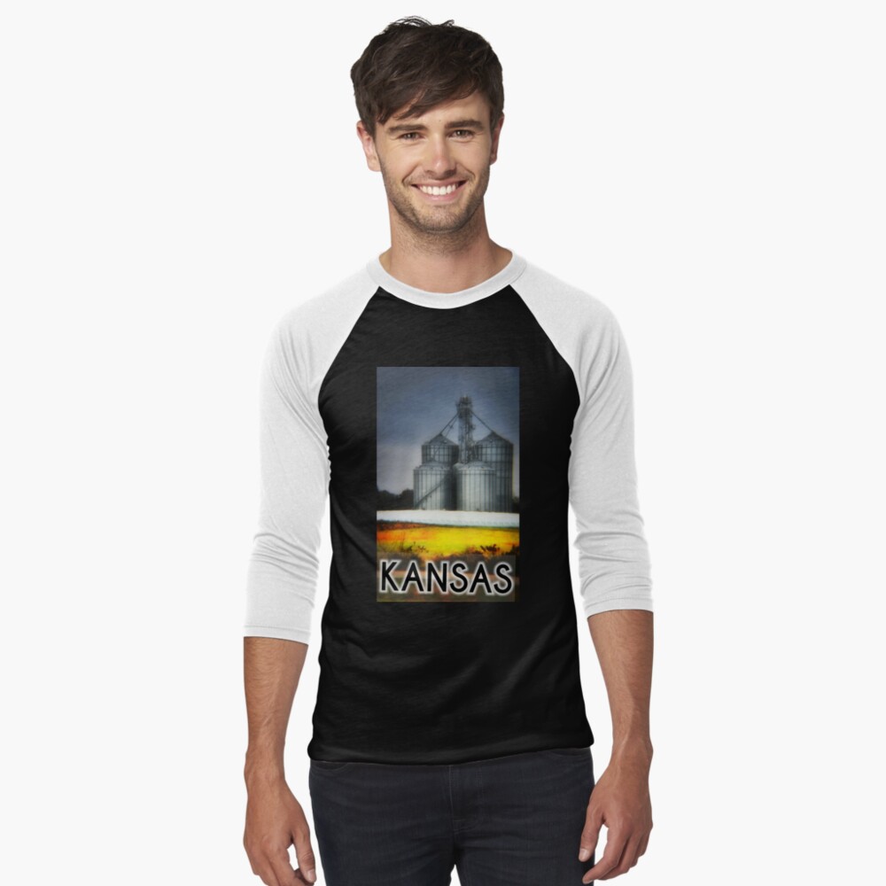 Item preview, Baseball ¾ Sleeve T-Shirt designed and sold by kinkatstyle.