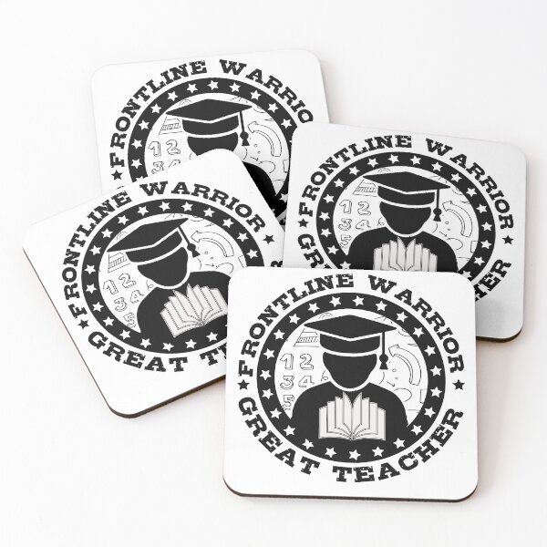 Item preview, Frontline Warrior Teacher: Honoring Teachers designed and sold by Sketchaa.