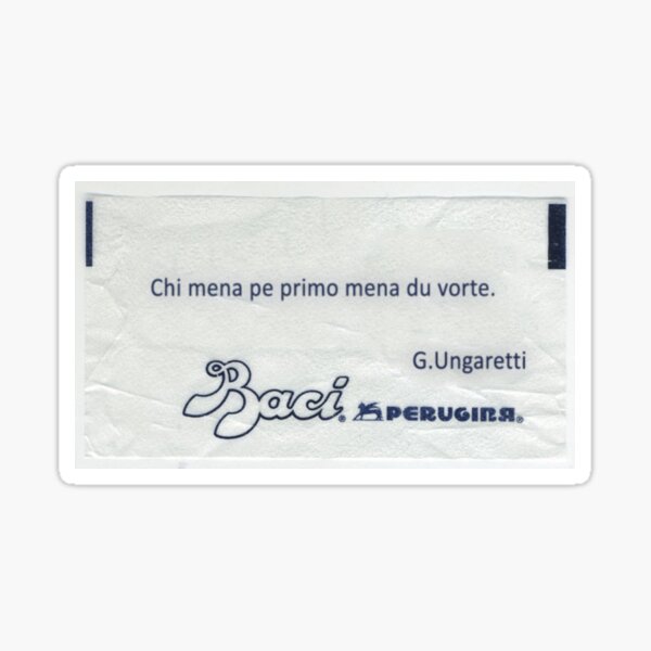 Baci Stickers for Sale