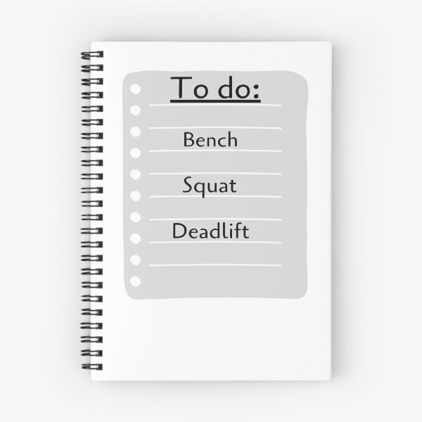 Item preview, Motivational To Do List For Powerlifting designed and sold by Branto-clothing.