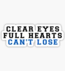 Pegatina ojos claros, corazones llenos, no se puede perder (2)