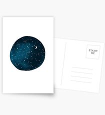 the stars, the moon, they have all been blown out Postcards