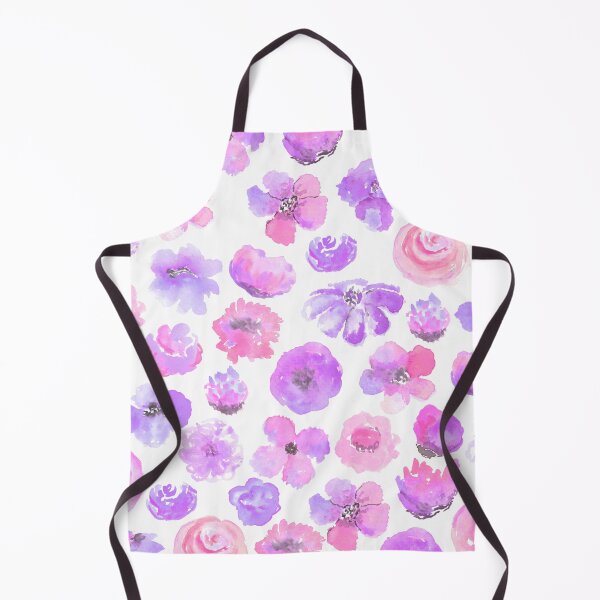 Item preview, flowers, floral, watercolor, pink and purple watercolor flowers, spring, handpainted designed and sold by dodidoodles.