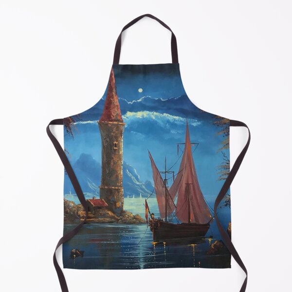 Item preview, Ship. Night. Tower. designed and sold by sunandmood.