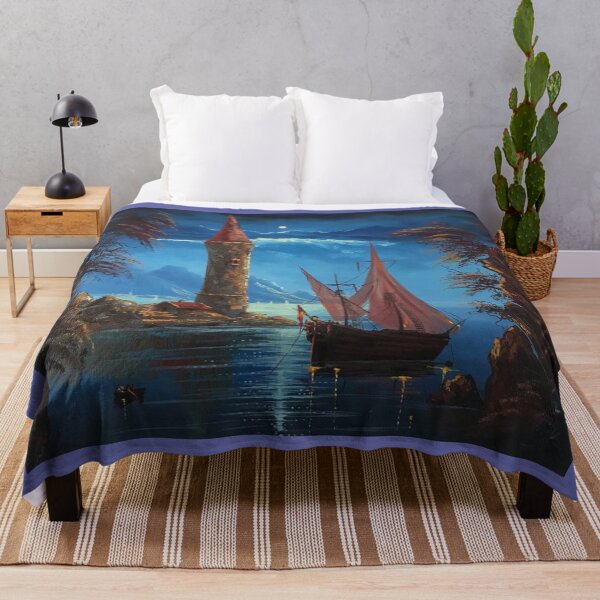 Item preview, Ship. Night. Tower. designed and sold by sunandmood.