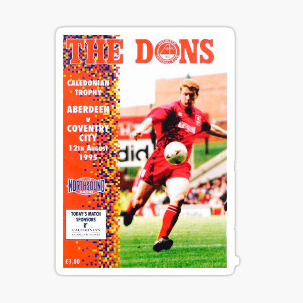 Aberdeen FC Scotland Vinyl Sticker Decal Scottish Premiership Football Dons 