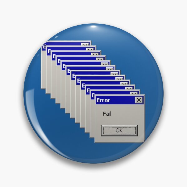 Item preview, Error...Fail - Retro Old School Computer Pop-Up designed and sold by acquiesce13.