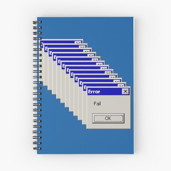 Item preview, Error...Fail - Retro Old School Computer Pop-Up designed and sold by acquiesce13.
