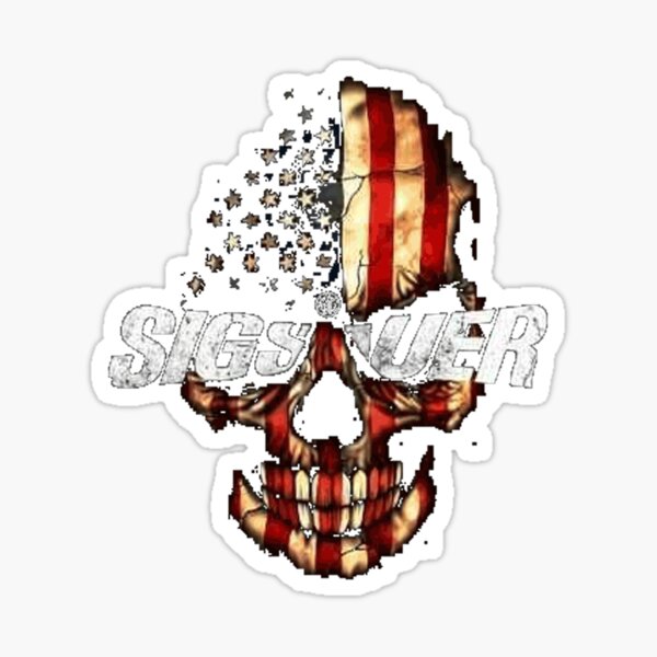American Skull Beast Sticker
