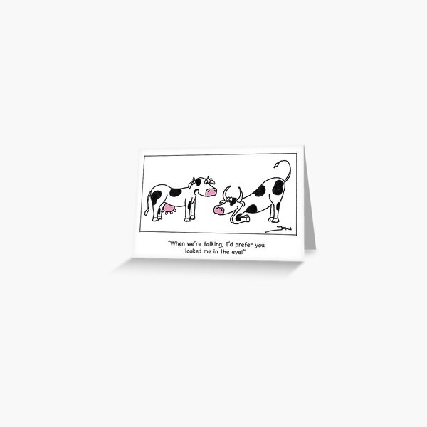 IN THE EYE. Greeting Card