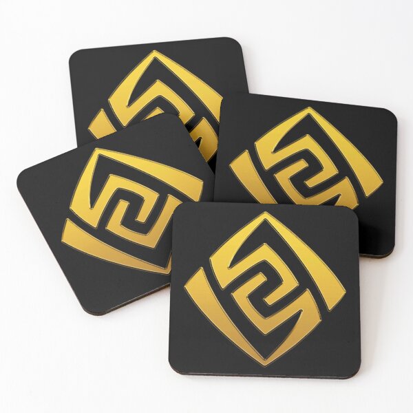 Item preview, Copy of Genshin Impact Symbol Element Geo Earth – Liyue - Vibrant Colours designed and sold by Fregoulix.