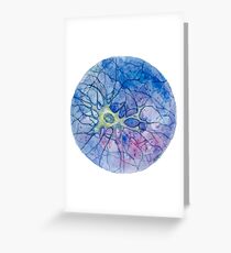 Neuron - Watercolor Greeting Card