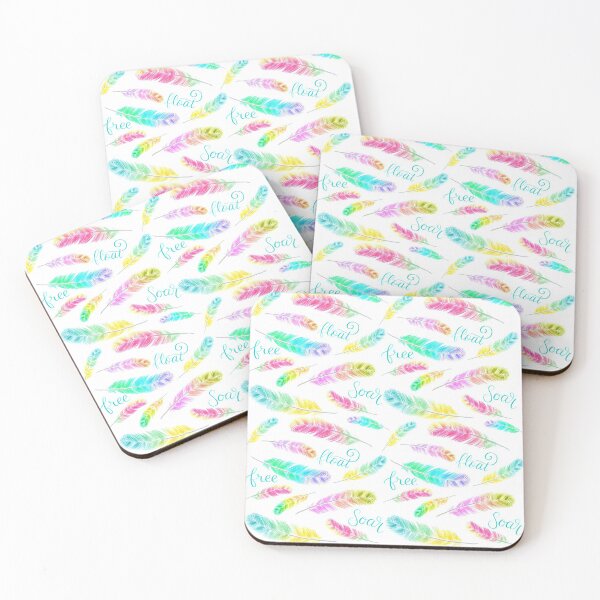 Item preview, Pastel Feathers designed and sold by creativebakergb.
