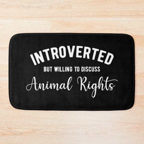 Item preview, Introverted animal rights defender designed and sold by ReignGFX.