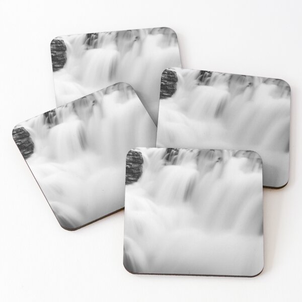 Item preview, Abstract Black and White Waterfall Grey Texture designed and sold by Tortelikeatiger.