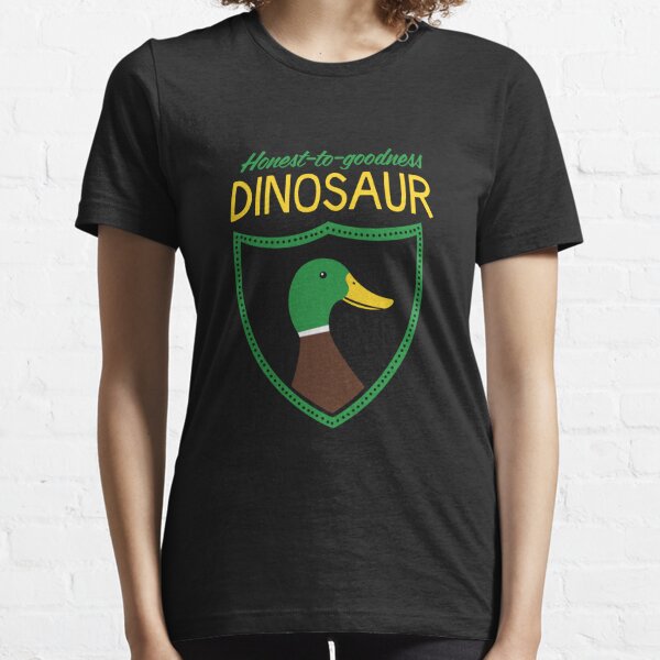 Honest-To-Goodness Dinosaur: Duck (on dark background) Essential T-Shirt