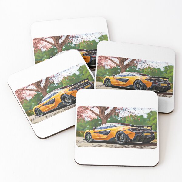Item preview, McLaren 720s Cartoon Drawing Action Print designed and sold by Auto-Prints.
