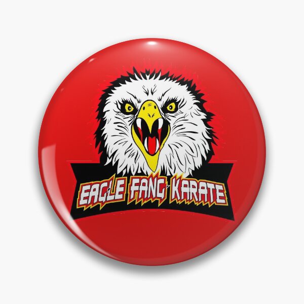 Item preview, (RED) Original Badass Eagle Fang Karate dojo logo (symbol martial art 80s) designed and sold by frikybomb.