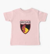 Honest-To-Goodness Dinosaur: Rooster (on light background) Baby Tee