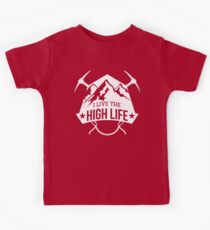 Mountain Climbing Logo T Shirt Kids Tee