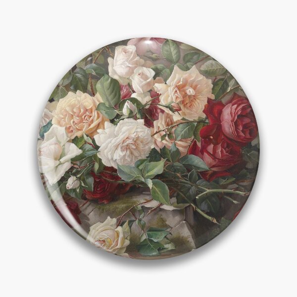 Item preview, Still Life with Roses (1900) - E. Hariel designed and sold by SALON DES ARTS.