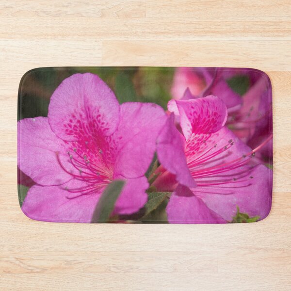 Item preview, close-up photo of two pink rhododendron flowers designed and sold by nataliavavilina.