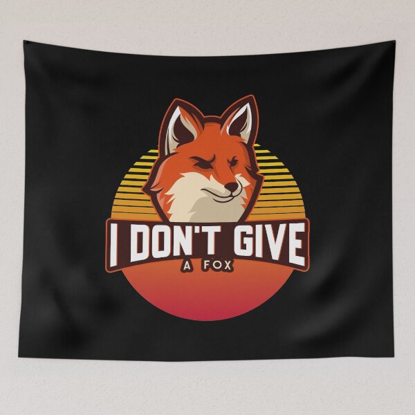Item preview, I dont give a fox retro  designed and sold by Rainces.