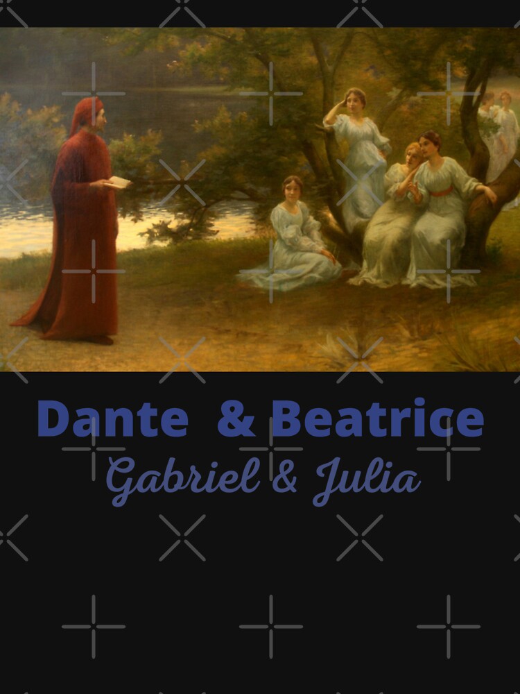 Love Relationship of Dante and Beatrice Depicted in Gabriel s Inferno Pullover Hoodie