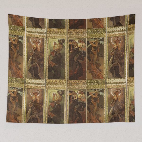Item preview, Seasons vintage art - Alphonse Mucha designed and sold by Vintage Designs +.