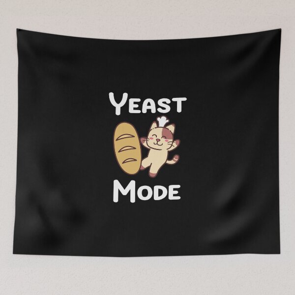 Item preview, Yeast mode ,bread baking  ,funny cat ,funny gift ,cat lovers designed and sold by yassiny.