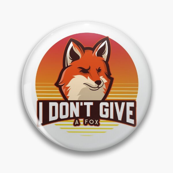 Item preview, I dont give a fox retro 2 designed and sold by Rainces.