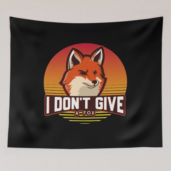 Item preview, I dont give a fox retro 2 designed and sold by Rainces.
