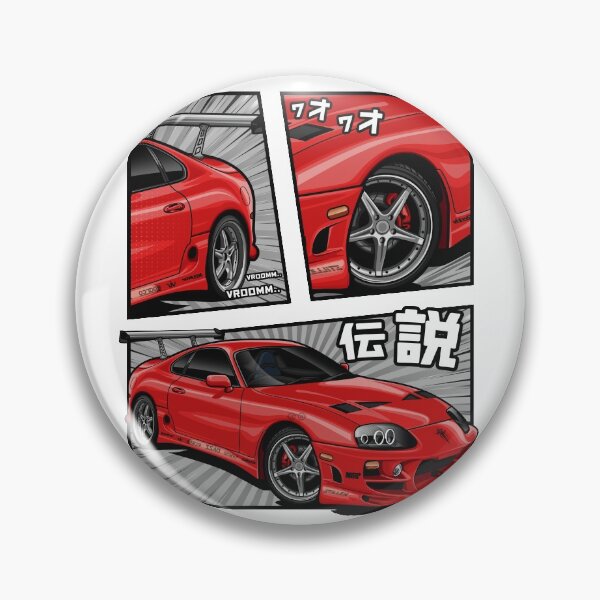 Item preview, Supra MK-4 Manga Series (Red) designed and sold by JioojiProject.