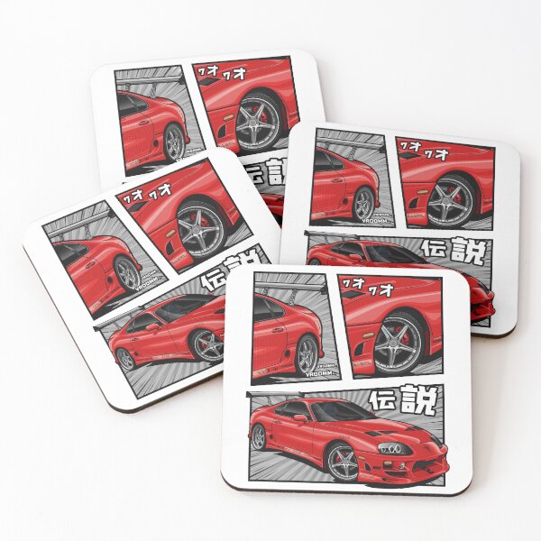 Item preview, Supra MK-4 Manga Series (Red) designed and sold by JioojiProject.