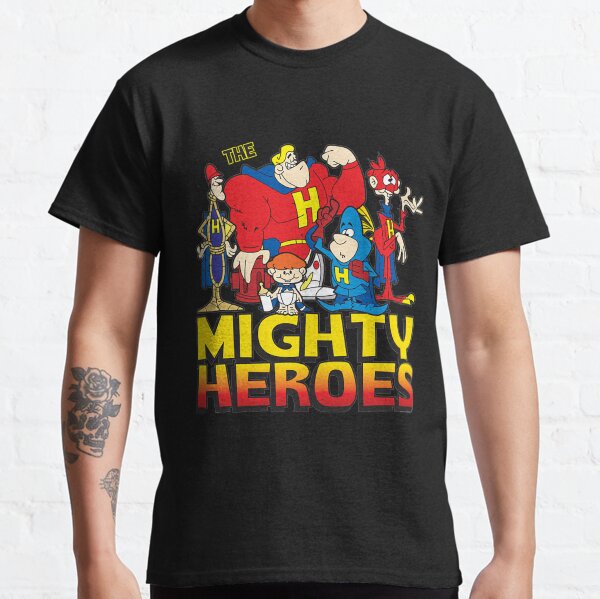 mighty heroes t shirt