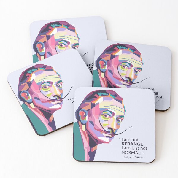 Item preview, I am not strange, I am just not normal-Dali quotes in WPAP designed and sold by smd90.