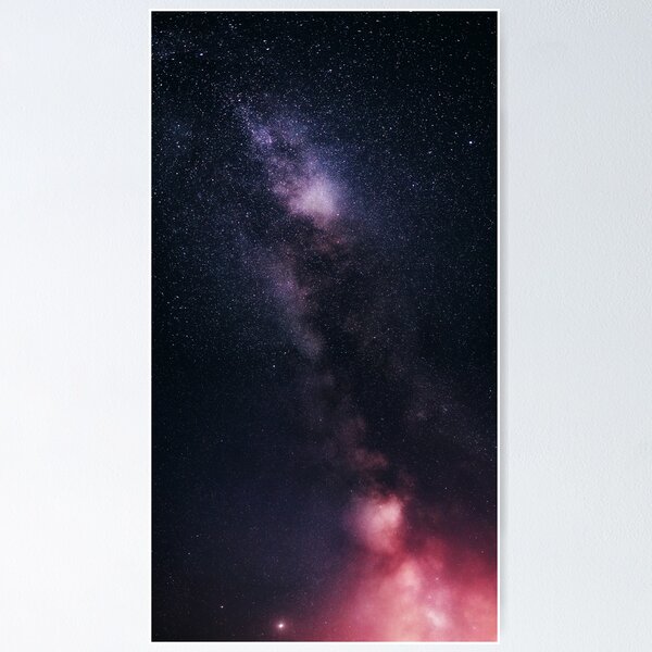 Milky Way Galaxy in high resolition Poster