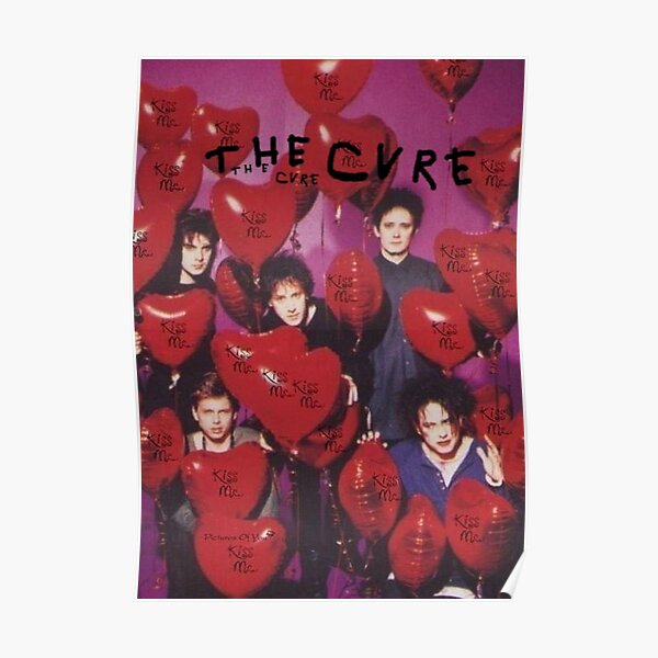 The Cure Saint Valentin Robert Smith Poster