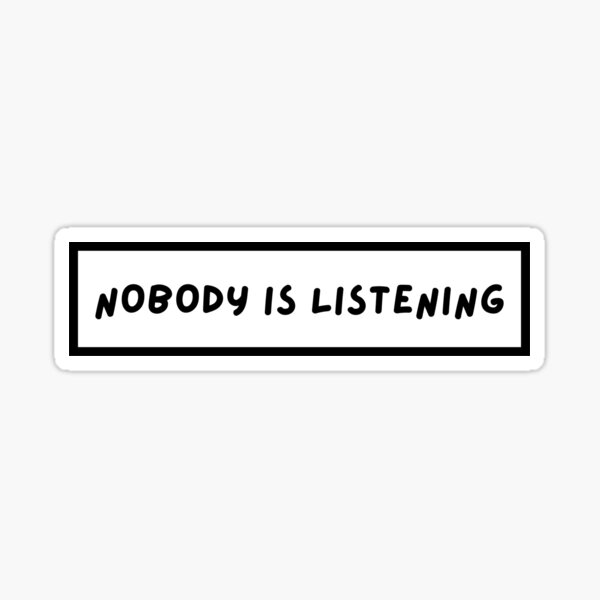 Scuderia Rampante - Nobody is ListeningNobody is Listening