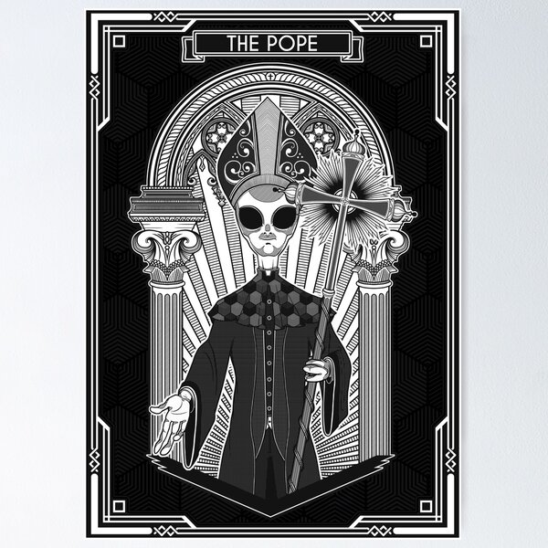 Item preview, The alien Pope designed and sold by ToleStyle.